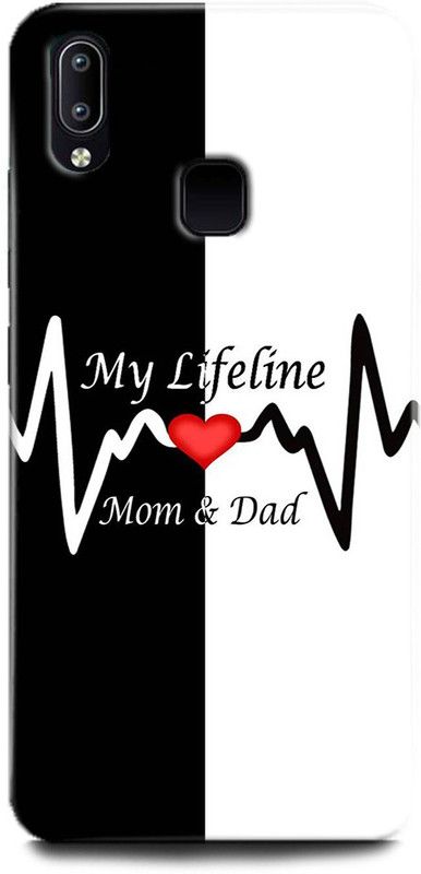 Afterglow Back Cover for Vivo Y95 MOM AND DAD, DAD, I LOVE YOU, LOVE, MISSING, MOM  (Multicolor, Shock Proof, Pack of: 1)