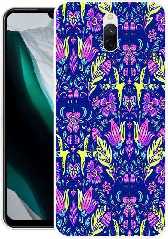 Vaultart Back Cover for Mi Redmi 8A Dual  (Multicolor, Dual Protection, Silicon, Pack of: 1)