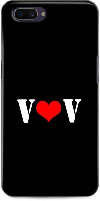 Afterglow Back Cover for Realme C1 V V, V LOVES V, V NAME, LETTER, ALPHABET, VV LOVE, HART  (Multicolor, Shock Proof, Pack of: 1)