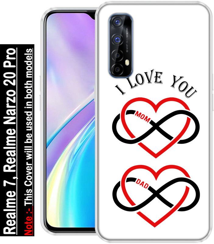 KUDI Back Cover for Realme Narzo 20 Pro, Realme 7  (Multicolor, Grip Case, Silicon, Pack of: 1)