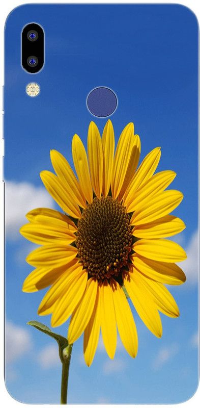 METOO Back Cover for Tecno id3k, Flower Design Back Cover_Print_259  (Multicolor, Dual Protection, Silicon, Pack of: 1)