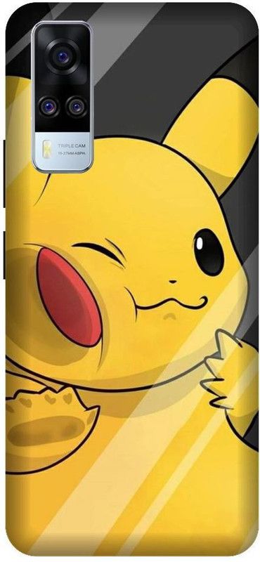 URCHIN Back Cover for Vivo Y51 Pikachu, Cartoon, Pokemon, Cute, Pikachu Pokemon, Love  (Multicolor, Shock Proof, Pack of: 1)