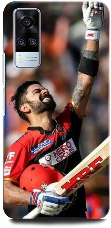 ORBIQE Back Cover for Vivo Y53s V2058 KOHLI, VIRAT KOHLI, CRICKET, INDIAN CRICKET  (Multicolor, Hard Case)