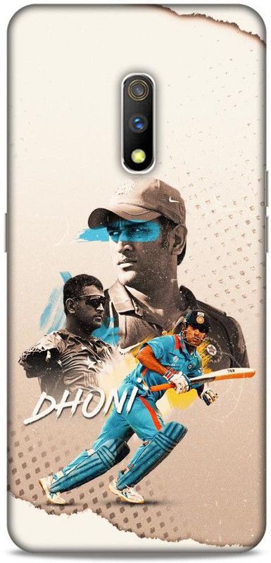 zingcart Back Cover for REALME X, Designer Eiditon Dhoni Running Printed Back Cover Case  (Multicolor, Hard Case, Pack of: 1)
