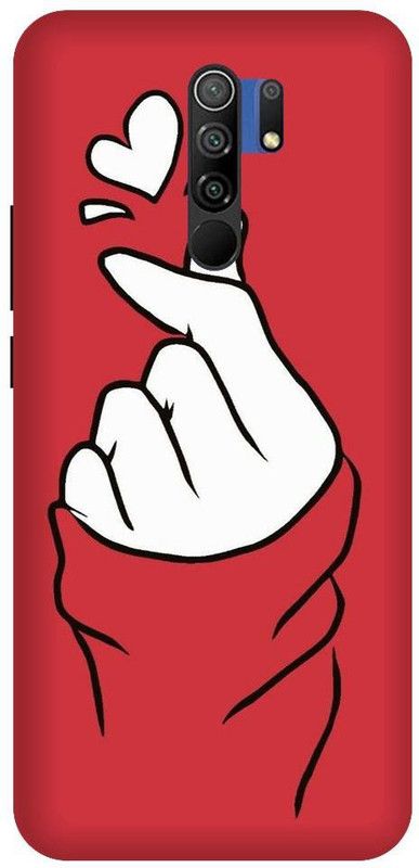 URCHIN Back Cover for Redmi 9 prime Girl, Cute, Abstrect, Tranding, Love, Heart, Cute  (Multicolor, Shock Proof, Pack of: 1)