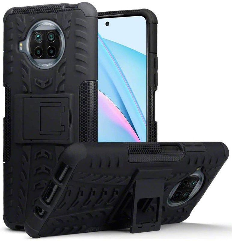 SmartPoint Bumper Case for Xiaomi Mi 10T Lite 5G  (Black, Rugged Armor, Pack of: 1)