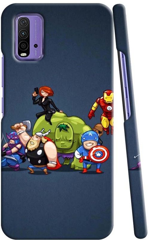 Pakhi & Aarna Enterprises Back Cover for Mi Redmi 9 Power  (Multicolor, Pack of: 1)
