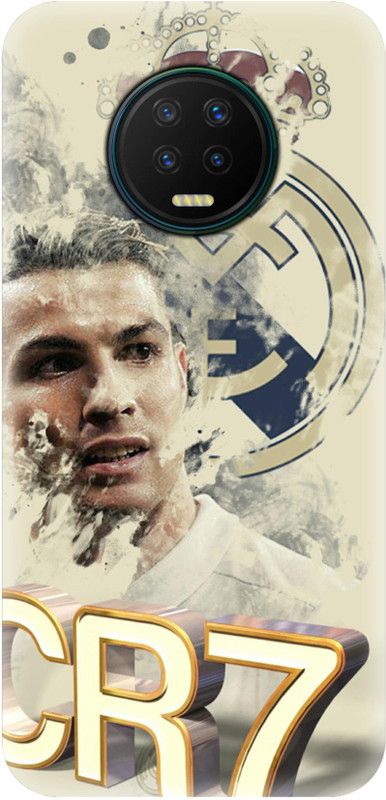 Smutty Back Cover for Infinix Note 7 - CR7 Print  (Multicolor, Hard Case, Pack of: 1)