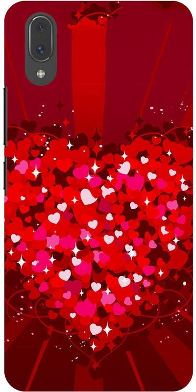 RangDe Back Cover for VIVO 1725  (Red)