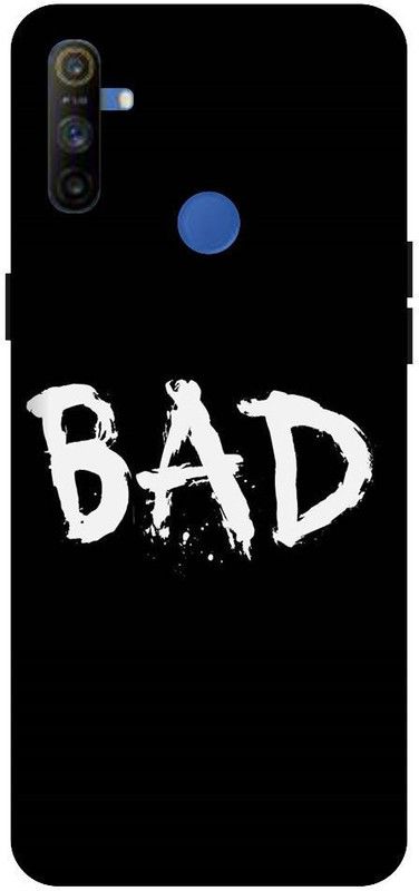 SSMORYA Back Cover for Realme Narzo 20A, Bad Black Printed Back Cover  (Multicolor, Hard Case, Pack of: 1)