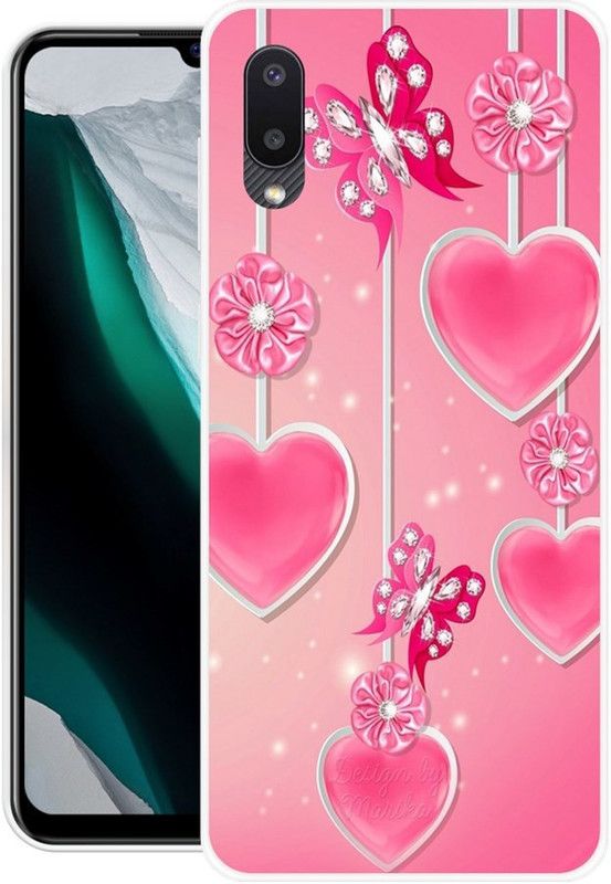 MUSKAY Back Cover for Samsung Galaxy M02, Samsung Galaxy A02  (Pink, Grip Case, Silicon, Pack of: 1)