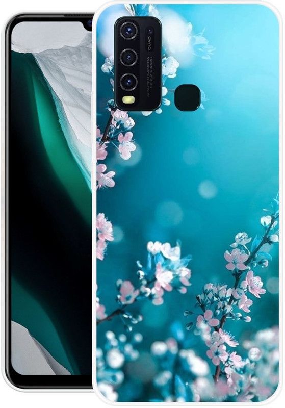 Krtagy Back Cover for Vivo Y50  (Multicolor, Dual Protection, Silicon, Pack of: 1)