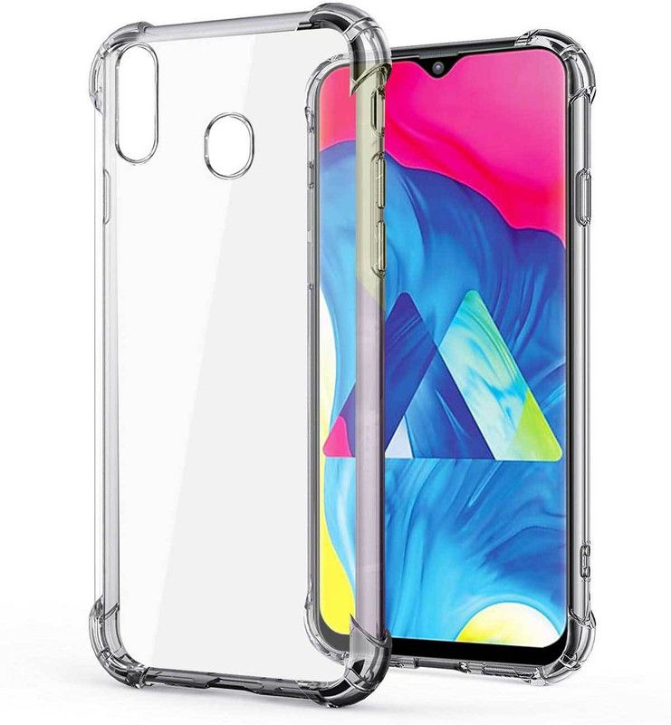 RRTBZ Back Cover for Samsung Galaxy M20  (Transparent, Shock Proof, Silicon, Pack of: 1)