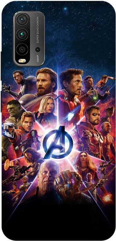 Bluvver Back Cover for Redmi 9 Power, M2010J19SI, Printed Avengers,IronMan Mobile Back Cover  (Multicolor, Hard Case, Pack of: 1)