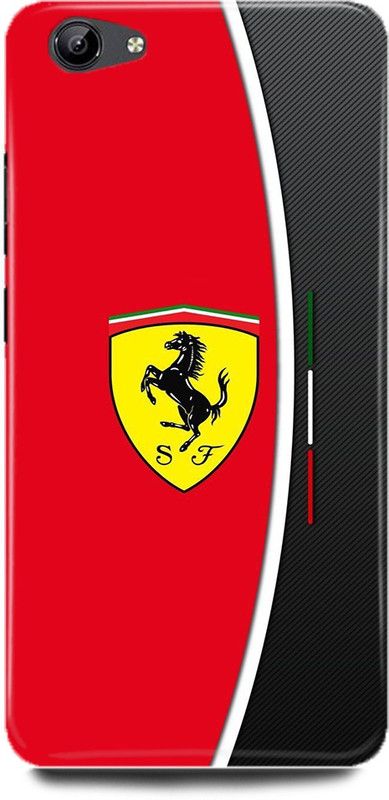 DIKRO Back Cover for Vivo V5  (Red, Black, Hard Case, Pack of: 1)