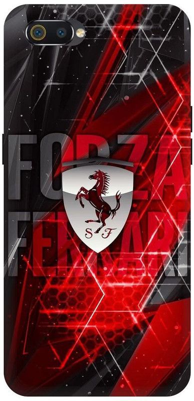 THE NARAYANA COLLECTIONS Back Cover for OPPO A1K-CPH1923-FERARI,CAR,SIGN,EMBLEM,HORSE  (Multicolor, Hard Case, Pack of: 1)