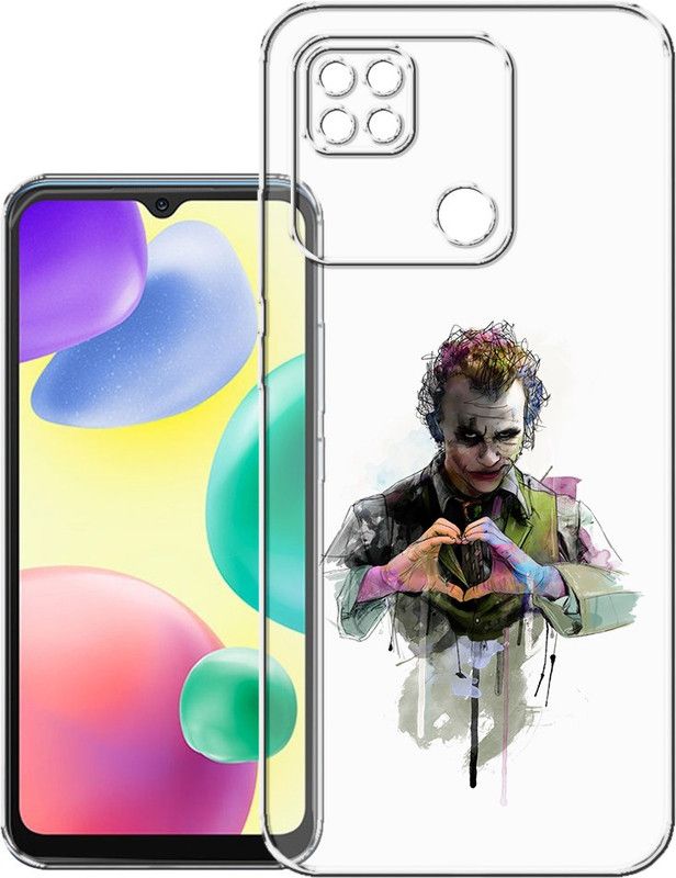 HANIRY Back Cover for Redmi 10A / 220233L2C mobile cover | JOKER | Designer | PNG_06  (Multicolor, Flexible, Silicon, Pack of: 1)