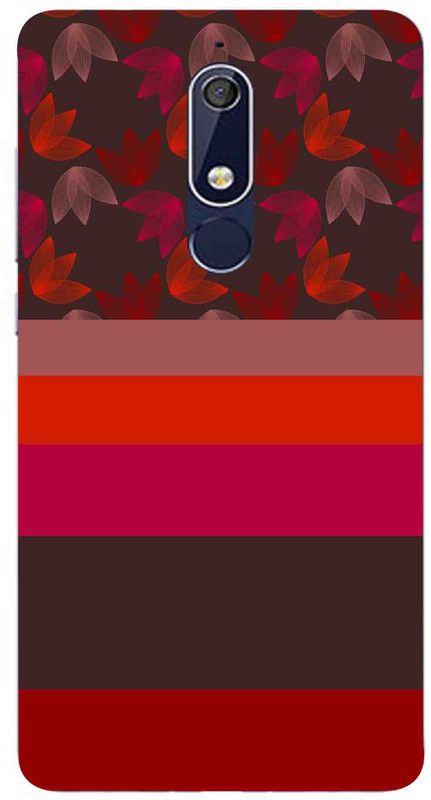 MOBI SMART Back Cover for Nokia 5.1 Back Cover/ Nokia 5.1 Back Case  (Multicolor, Waterproof, Silicon, Pack of: 1)