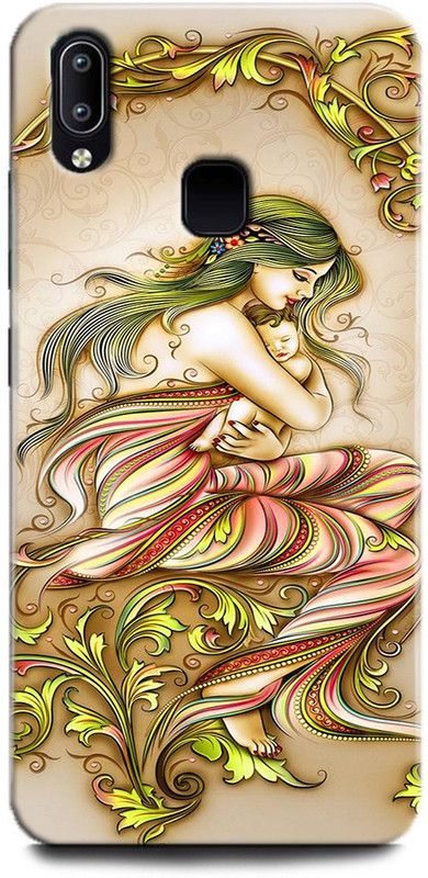 Afterglow Back Cover for Vivo V11 MOTHER AND CHILD, ABSTRACT,ART, CHILD, DESIGN, MOTHER, PAINTING  (Multicolor, Shock Proof, Pack of: 1)