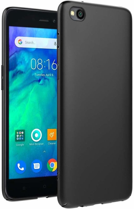 Cover Alive Back Cover for Mi Redmi Go  (Black, Grip Case, Pack of: 1)