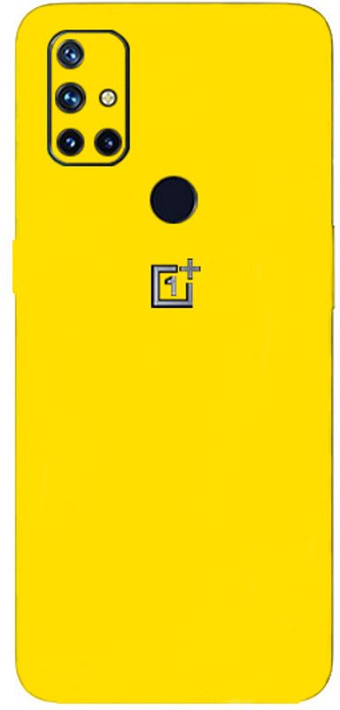 TJ CREATION OnePlus Nord N10 5G Mobile Skin  (Ultra Super Yellow Matte Skin With High Matte Finish.)
