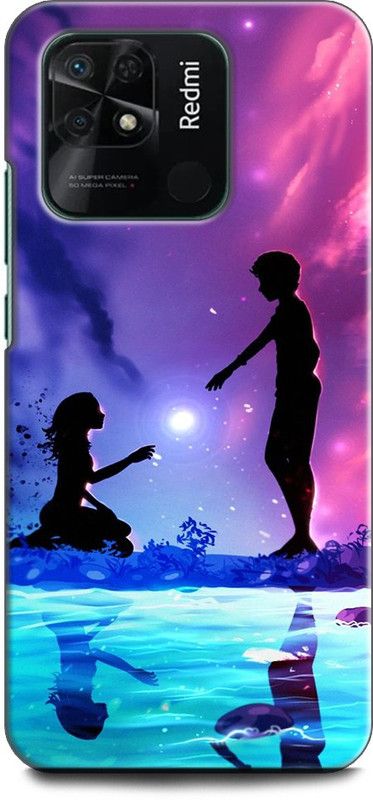 KEYCENT Back Cover for REDMI 10 Power LOVE, AMOR, ANIME, SWEET COUPLE, GIRL, BOY  (Multicolor, Shock Proof, Pack of: 1)