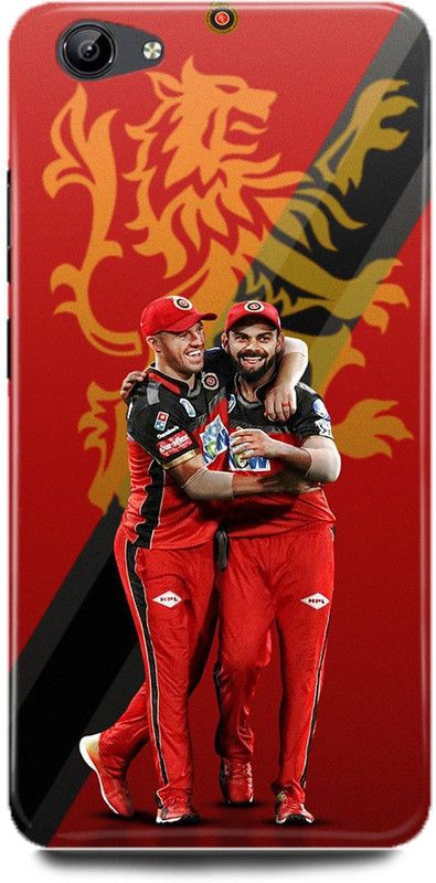 FRONK Back Cover for Vivo Y66, 1609, VIRAT, KOHLI, INDIAN, PLAYER, RCB  (Red, Hard Case, Pack of: 1)