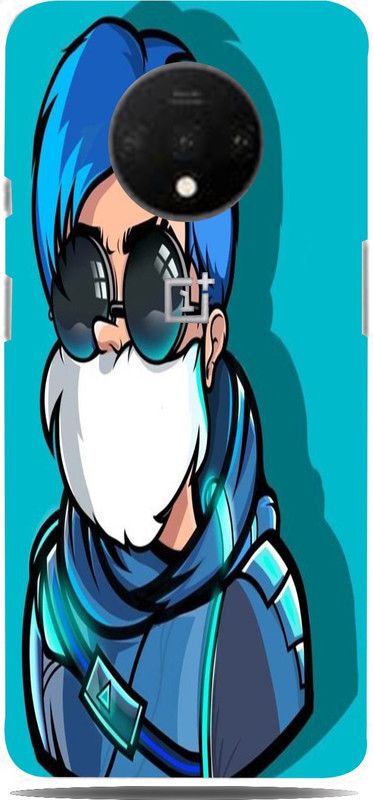 CLAXA Blue Avatar Skin One Plus 7T Back Skin Guard, Blue Avatar Mobile Skin  (Blue Avatar Skin With Super matte finish)