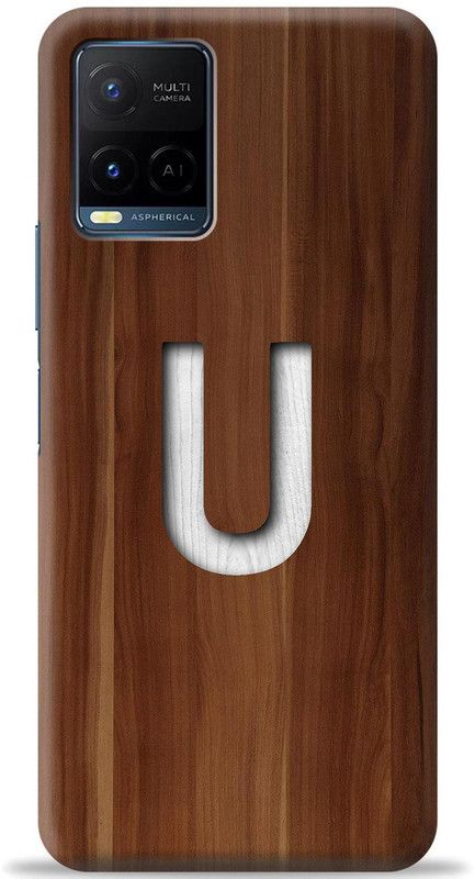 Crafter Back Cover for Vivo Y21T  (Brown, White, Shock Proof, Pack of: 1)