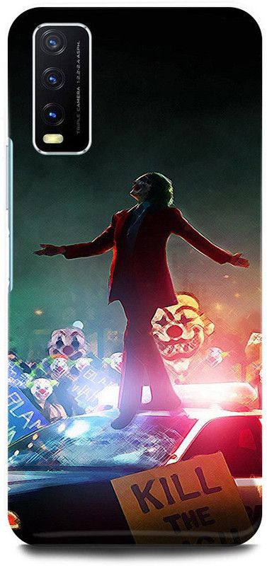 ZIGTOZAG SHOPPE Back Cover for vivo Y20i, V2027, DC, GHOSTRIDER, COMIC, RAGE, FIRE, JOKER  (Multicolor, Hard Case)