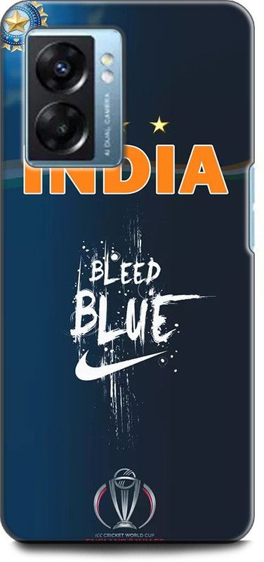 WallCraft Back Cover for OPPO K10 5G, CPH2337 INDIA, INDIAN JERSEY, WORD CUP, CRICKETE, SPORTS  (Multicolor, Dual Protection, Pack of: 1)