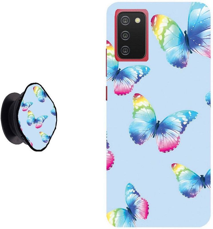 SPBR Back Cover for Samsung Galaxy F02s  (Multicolor, Cases with Holder, Pack of: 2)