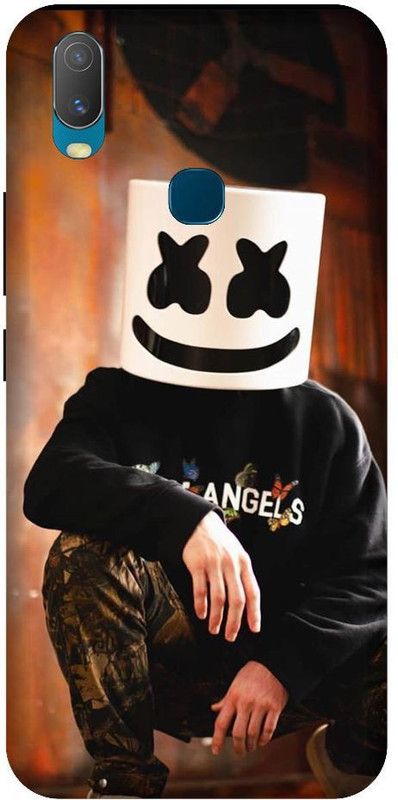 URCHIN Back Cover for Vivo Y11 Marshmello, Marshmello dj, Edm, Marshmallow, Marshmello singer  (Multicolor, Shock Proof, Pack of: 1)
