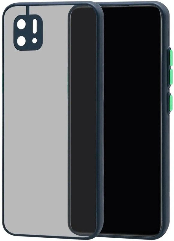 Gorilion Back Cover for Oppo A16E  (Blue, Camera Bump Protector, Pack of: 1)