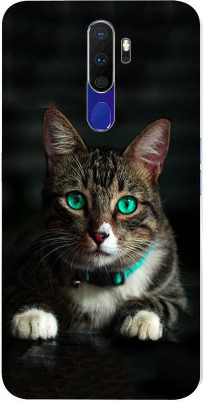 METOO Back Cover for Oppo A9 2020A9 2020, Cat Design Back Cover Print : 82  (Multicolor, Dual Protection, Silicon, Pack of: 1)