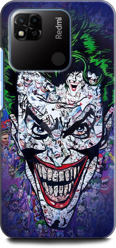 INDICRAFT Back Cover for REDMI 10A JOKER, BATMAN, DARK KNIGHT, WHY SO SERIOUS  (Multicolor, Shock Proof, Pack of: 1)