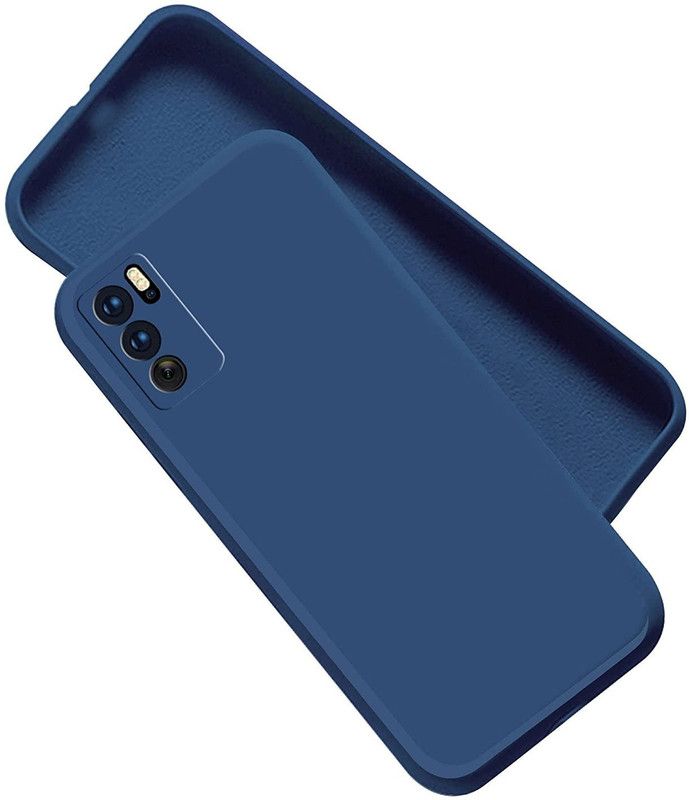 CASEINN Back Cover for Oppo Reno6 ( 6.43 inch)  (Blue, Grip Case, Silicon, Pack of: 1)