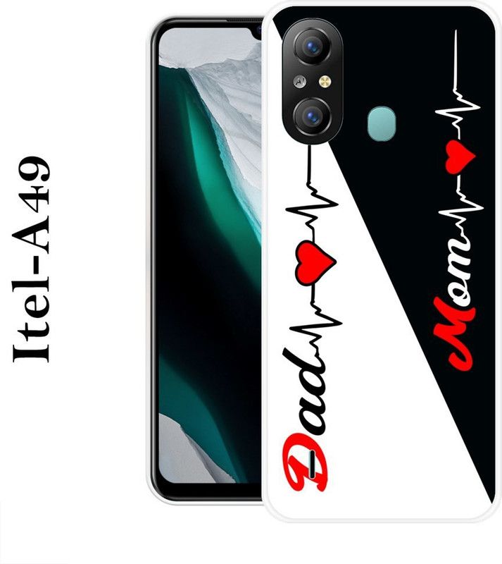 INDIALAND Back Cover for Itel A49  (Multicolor, Silicon)
