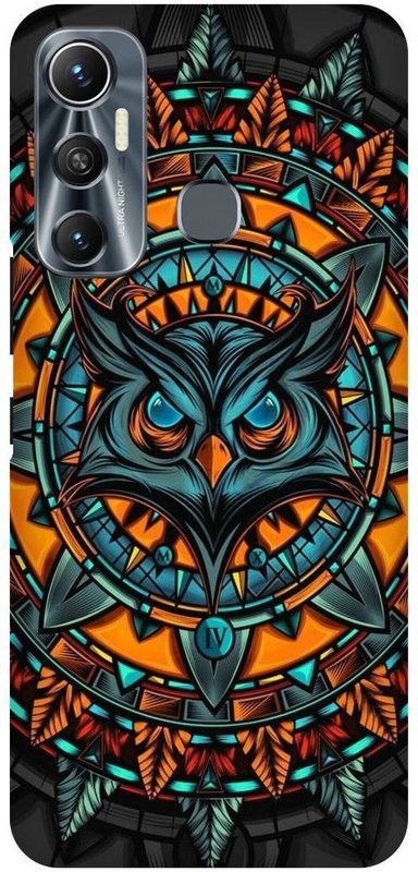 FIKORA Back Cover for Infinix Hot 11, X662, OWL, NIGHTWATCH, ABEJ, BEOGRAD, TRIPPYOWL  (Multicolor, Hard Case, Pack of: 1)