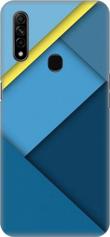 COBIERTAS Back Cover for Oppo A31  (Blue, Yellow, Hard Case)
