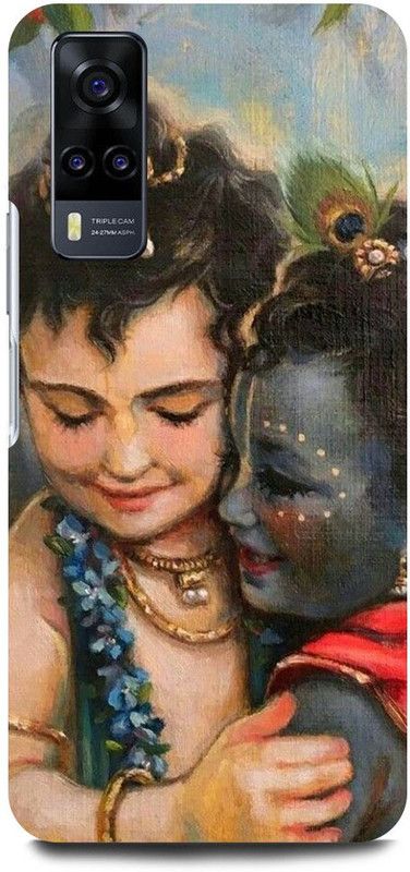 FUGGA Back Cover for Vivo Y51, V2030, RADHA, KRISHNA, KANHAIYA, JI, KRISHAN, JI, GOD  (Multicolor, Hard Case, Pack of: 1)