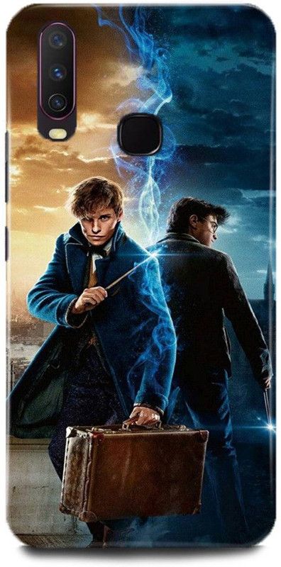 play fast Back Cover for Vivo Y17/1902 HARRY POTTER PRINTED  (Multicolor, Hard Case, Pack of: 1)