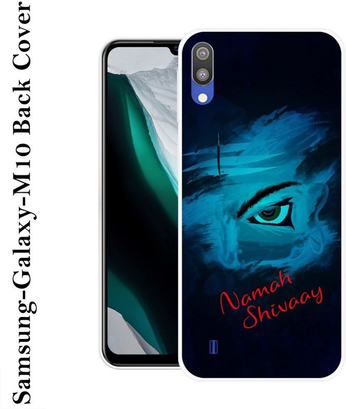 PALWALE BALAJI Back Cover for Samsung Galaxy M10  (Black, Blue, Silicon)