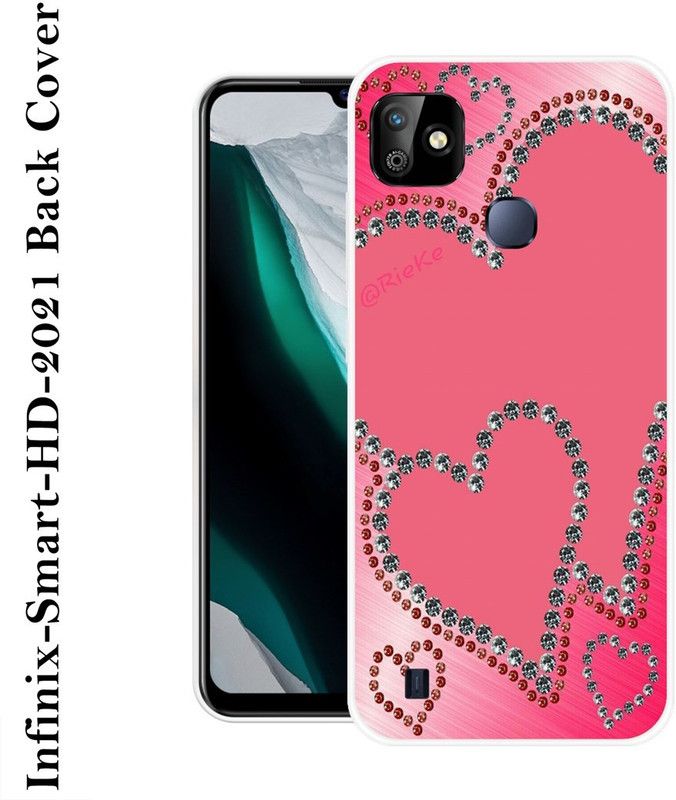 REDFLY Back Cover for Infinix Smart HD 2021  (Pink, Silicon)
