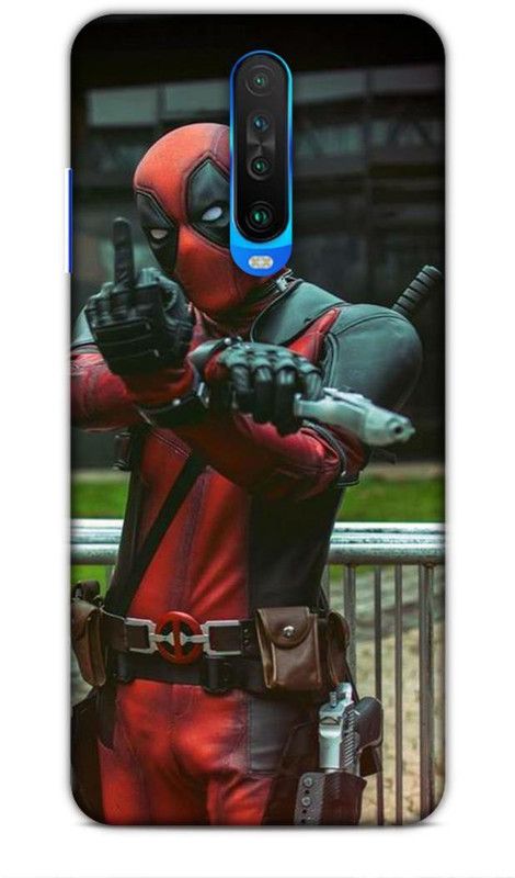 Trinetra Back Cover for Poco X2 (Deadpool / Marvel / Superhero)  (Multicolor, Hard Case, Pack of: 1)