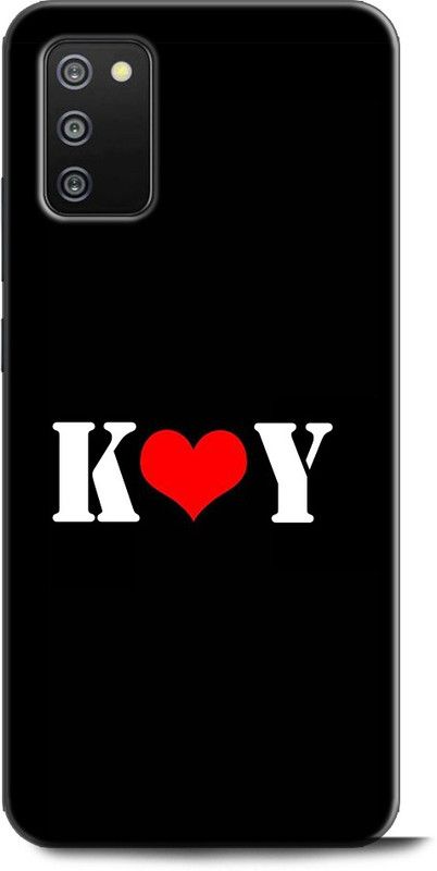 Afterglow Back Cover for SAMSUNG Galaxy F02s K Y, K LOVES Y, NAME, LETTER, ALPHABET, KY LOVE, HART  (Multicolor, Shock Proof)