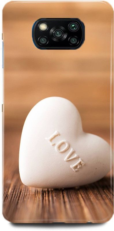 Ignite Back Cover for POCO X3, MZB9965IN, HEART DIL HEART SHAPE COUPLE KISS VALENTINE LOVERS BACK COVER FOR GIRLS  (Multicolor, Hard Case, Pack of: 1)
