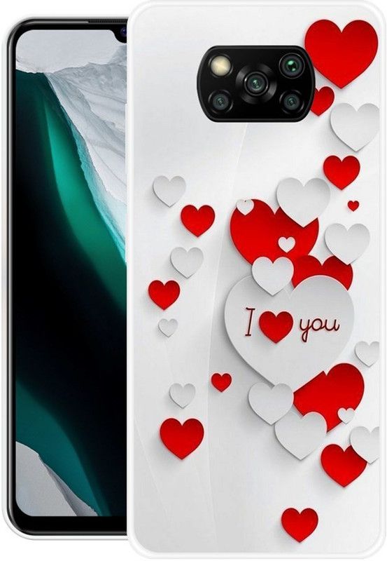 Pinkcity International Back Cover for PocoX3Pro  (Multicolor, Dual Protection, Silicon)