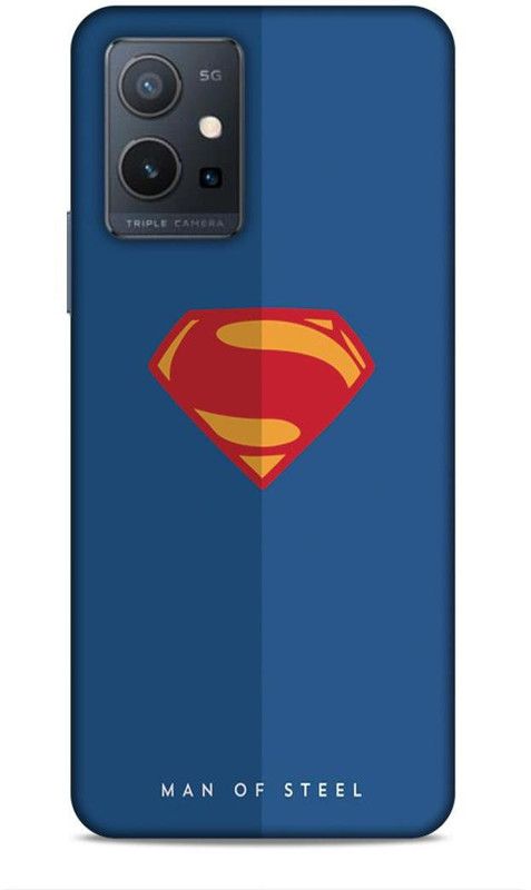 Printabulous Back Cover for Vivo Y75 5G, vivo T1 5G ( Vivo V2141 )  (Blue, Red)