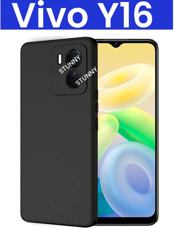 Stunny Bumper Case for VIVO Y16  (Black, Shock Proof, Pack of: 1)
